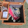 Wicker Sewing Basket With Notions, Scissors, And Accessories - 4
