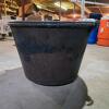 Large Iron Cauldron with Riveted Handles - 3