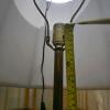 Pair of Tiffin-Style Brass Table Lamps with Shades - 3