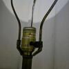 Pair of Tiffin-Style Brass Table Lamps with Shades - 4