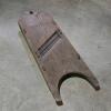 Antique Wooden Slicing Board with Iron Blades