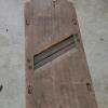 Antique Wooden Slicing Board with Iron Blades - 3