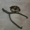 Antique Ice Block Tongs and Pulley Wheel