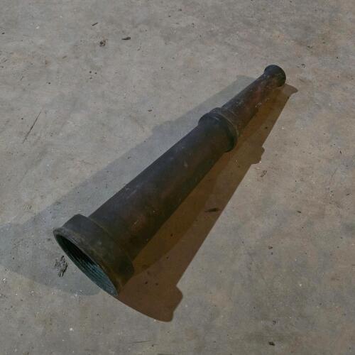 Vintage Brass Fire Hose Nozzle
