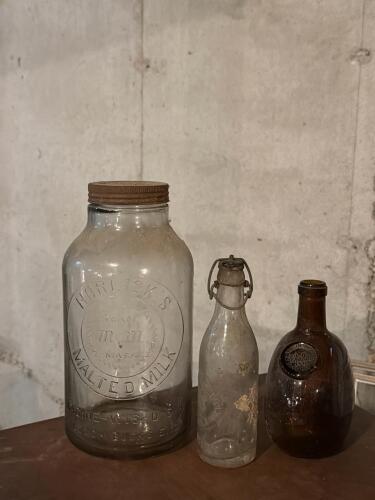 Horlick's Malted Milk Embossed Glass and More!