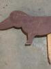 Wooden Dachshund Silhouette Garden Stake - 2