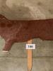 Wooden Dachshund Silhouette Garden Stake - 6