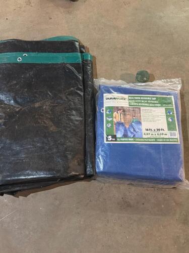 Duraworx Blue/Green Reversible Tarps All-Purpose Grade