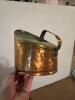 Copper and Brass Ash and Coal Scuttle - 5