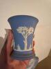 Wedgwood Jasperware Vase and Lombardy Transferware Plates - 4