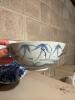 Dutch Blue Plate and Blue and White Asian-Style Bowl - 2