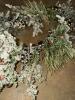 Christmas Garland and Glitter Cone Trees Holiday Decor - 3