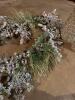 Christmas Garland and Glitter Cone Trees Holiday Decor - 4