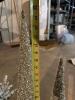 Christmas Garland and Glitter Cone Trees Holiday Decor - 7