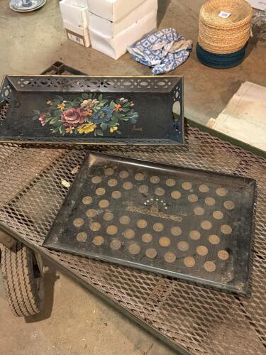 Vintage Trays&mdash;State Seals and Floral Design