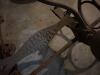 Antique Iron and Wood Seed Planter with Double Hoppers - 4