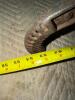 Antique Iron Farm Plow with Large Metal Wheel - 5