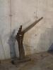 Antique Wooden and Iron Wagon Jack