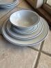 Apilco France White Porcelain Dinnerware