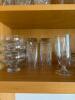 Assorted Glass Drinkware Including Monogram Glasses - 6