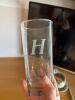 Assorted Glass Drinkware Including Monogram Glasses - 7