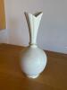 Lenox Ivory Porcelain Vase with Gold Wheat Motif - 2