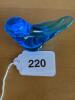 Terra Studios Bluebird of Happiness Art Glass Figure - 6