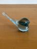 Harkness Glass Blue Glass Bird Figurine - 2