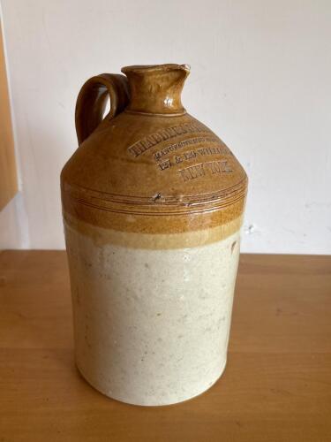 Antique J. Stiff Lambeth Stoneware Jug
