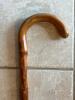 Wood Cane with Rubber Tip - 2