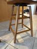 Pair of Windsor-Style Wooden Swivel Bar Stools - 4
