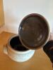 Signed Studio Pottery Lidded Stoneware Jar - 3