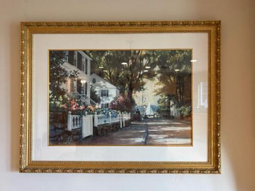 Paul Landry Southport Framed Limited Edition Serigraph