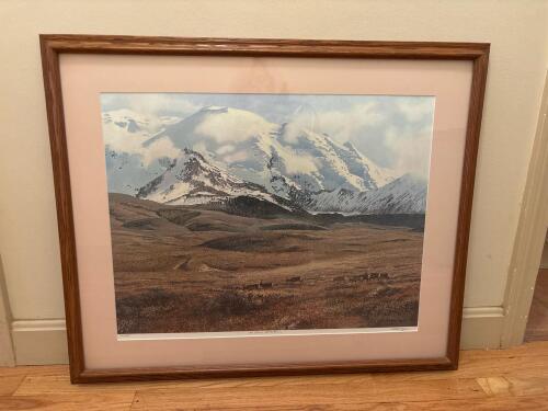 Limited Edition Signed Print Mt. Drum North Face by Niebrugge