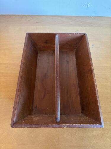Vintage Wooden Cutlery Tray