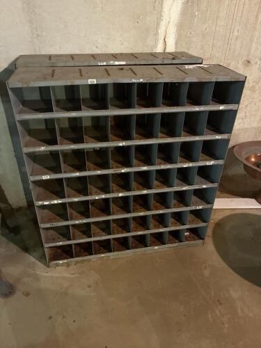 Industrial Metal Pigeonhole Parts Bin Cabinets