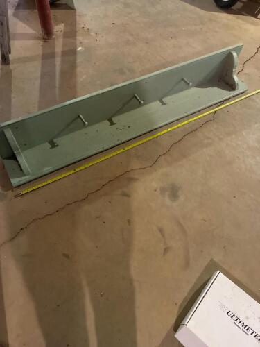 Painted Wooden Wall Rack
