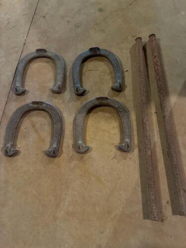 Steel Horseshoe Set