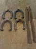 Steel Horseshoe Set