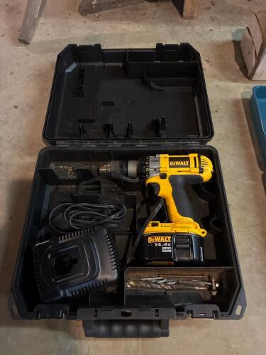 DeWalt Cordless Drill 14.4V XRP with Charger and Case