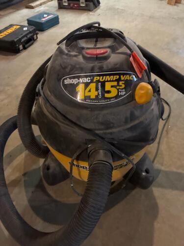 Shop-Vac Pump Vac 14 Gallon 5.5 Peak HP Wet/Dry Utility Vacuum