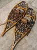Pair of L.L. Bean The Maine Snow-Shoe Leather and Wood Snowshoes