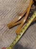 Pair of L.L. Bean The Maine Snow-Shoe Leather and Wood Snowshoes - 6