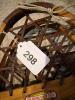 Pair of L.L. Bean The Maine Snow-Shoe Leather and Wood Snowshoes - 8