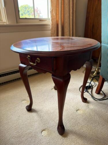 Queen Anne-Style Cherry End Table by Pennsylvania House