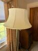 Brass Floor Lamp With Fabric Shade - 2