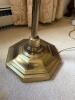 Brass Floor Lamp With Fabric Shade - 3