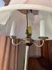 Brass Floor Lamp With Fabric Shade - 4