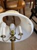 Brass Floor Lamp With Fabric Shade - 5
