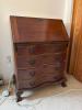 Chippendale-Style Slant Front Secretary Desk - 3